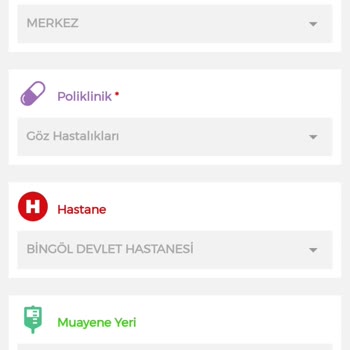 MHRS (Merkezi Hekim Randevu Sistemi) Göz Doktorundan Randevu Alamıyoruz