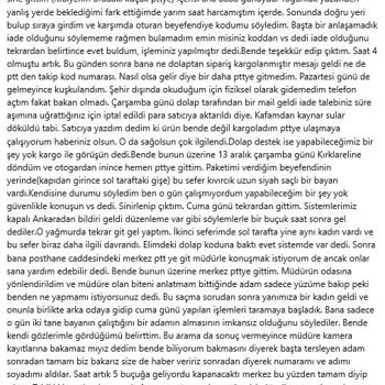 PTT Kargo Dolap Uygulaması İade Süreci: PTT'den Kaynaklanan Problemler