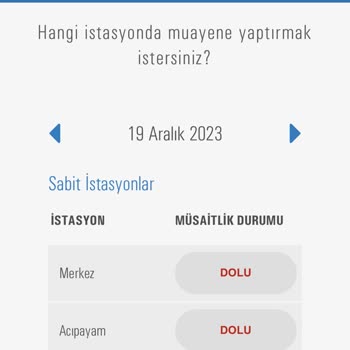 TÜVTÜRK Muayene Alamıyorum Mağdurum