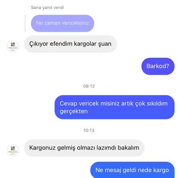 Mellon Çikolata Teslimatı Yapılmayan Sipariş