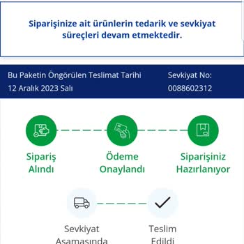Avansas Siparişim Çok Ama Çok Gecikti...