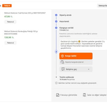 AGT Kurye (aynigunteslim.com) Ürünlerim Teslim Edilmiyor