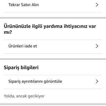 Kargom Kayboldu Ve Amazon Desteği Yok.