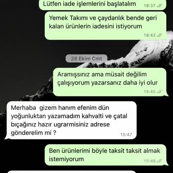 Bernardo Ürünleri Göndermiyor Ellerinde Olmayan Ürün Satıyorlar