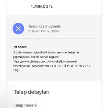 Hepsiburada Philips Marka Ütümü Değişim Yapmıyor