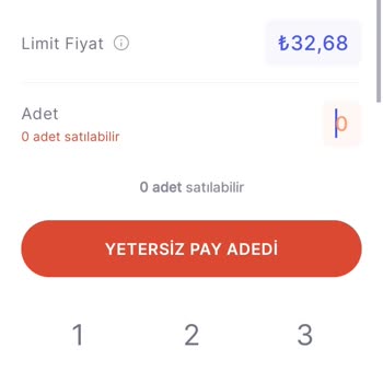 Midasta Hissem Olmasına Rağmen Satamıyorum
