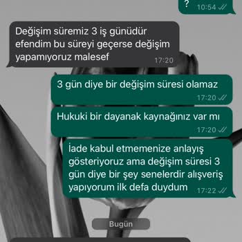 Elfida Moda İade Ve Değişim Kabul Etmeyen Elfida