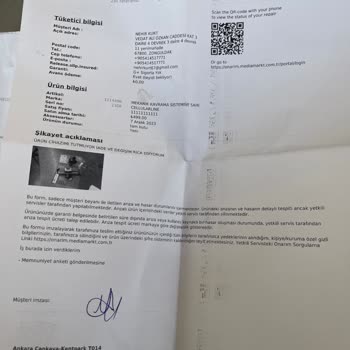 Media Markt Ürünümün Geri Alınmaması