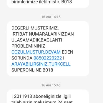 Superonline Arızalarına Müdahale Etmiyor