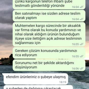 Faya Butique &Yurtiçi Kargo Ürün Teslim Edilmiyor