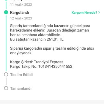 Trendyol Express Ören Şube Kargomu 6 Gündür Bekletiyor