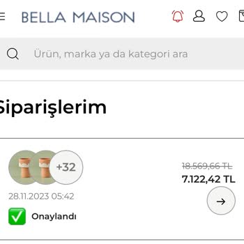 Bella Maison Siparişim Gönderilmedi, İptal De Edemiyorum