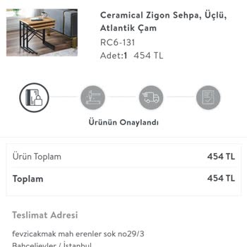 Vivense Ürünüm 1.5 Aydır Teslim Edilmedi