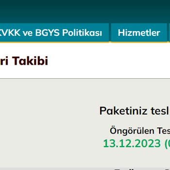 UPS Türkiye 1 Haftadır Tarafıma Ulaşmayan Kargo