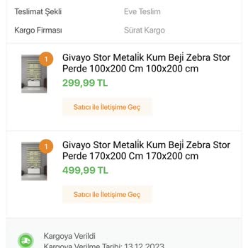 Sürat Kargo Kargomu Teslim Etmiyor
