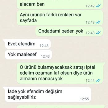 Parsmennn (Instagram) Geri İade Yapılmıyor Ücret