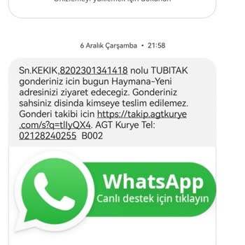 AGT Kurye'de Teslimat Ve İletişim Sorunu!