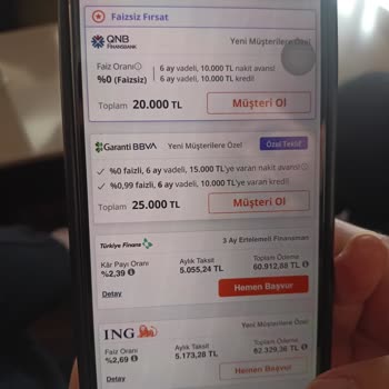 Garanti BBVA Faizsiz Nakit Avans Sorunu!