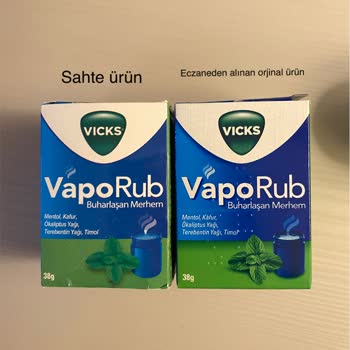 Vicks Orijinal Olmayan Ürün Satışı