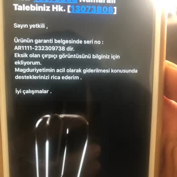 A101 Çözümsüzlük Eksik Gönderi