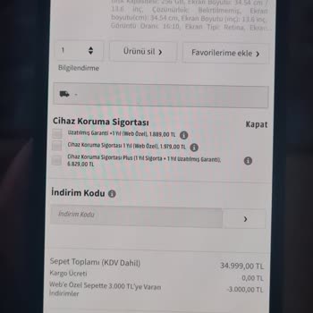 Media Markt Aynı Gün Alınan Üründe 6000 TL Fiyat Farkı Ve Bunun Karşılanmaması!