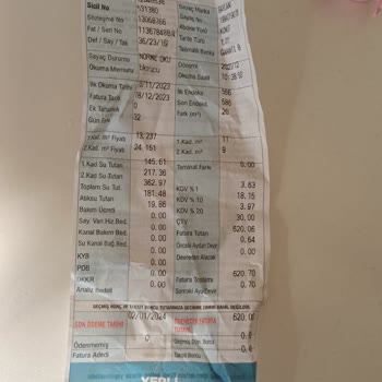 Yüksek Fatura İSU