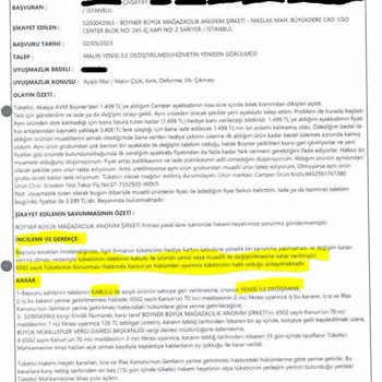 Boyner Akasya AVM Ücretini Ödediğim Ayakkabıyı Vermiyor