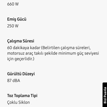 Samsung Dikey Süpürge Pişmanlığı