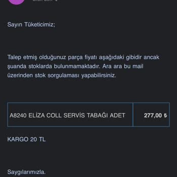 Korkmaz Mutfak Eşyaları Korkmaz Yemek Takımı Parça Temin Sorunu