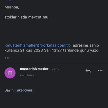 Korkmaz Mutfak Eşyaları Korkmaz Yemek Takımı Parça Temin Sorunu