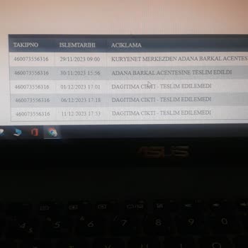 Kuryenet Kargo Teslim Edilmiyor. Araçta Gezip Duruyor
