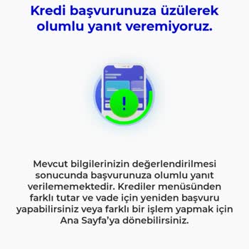 On Dijital Bankacılık 0.99 Kredi Başvurusundan Yararlanamıyorum