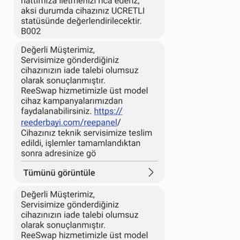Reeder Telefon Hayal Kırıklığı