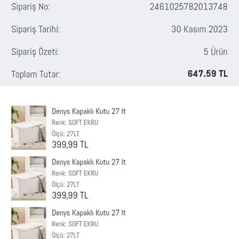 Madame Coco Eksik Ve Geç Gelen Gelmeyen Ürünler