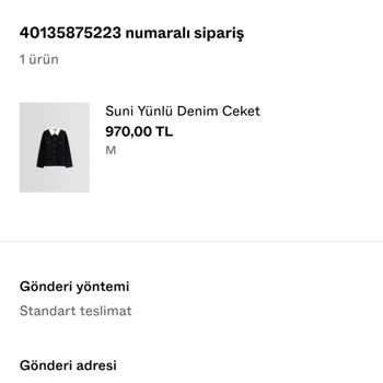 Bershka Ürünüm Gecikmesi Ve İptalin Gerçekleşmesi