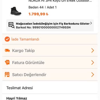 FLO Ayakkabı Sipariş İptal Etme Ve Göndermeme