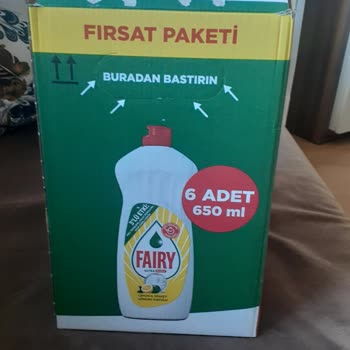 Fairy Fırsat Paketi Şişelerin Yarısı Boş