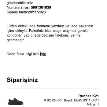 Uzun Zaman Oldu Camper Ayakkabı Değişimi Sağlamıyor