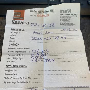 Kasaba Jeans Erkek Mont L Beden Sağ Cep Fermuarı Çalışmıyor