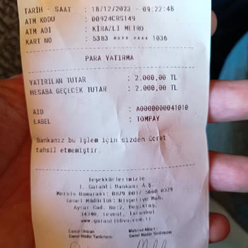 Hadi Tom Pay A101 Para Yatırma Sorunu