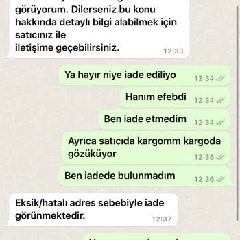 Hepsijet Kargomu İade Etmiş