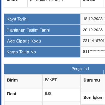Sürat Kargo Da Ölçüleri Kafalarına Göre Yazıyorlar Amaç Fazla Kazanmak
