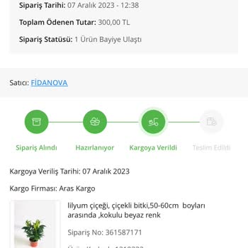 Çiçek Sepeti Para İadesi