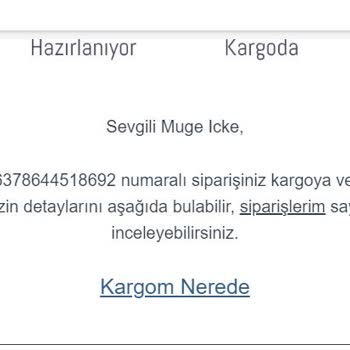 Mademe Coco Ürünleri Göndermeyip Üstüne Bir De Kargo Kaydı Açıyor