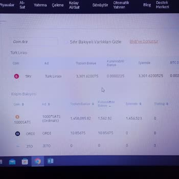 Binance TR Kullanılabilir Bakiye İşlemde Sorunu