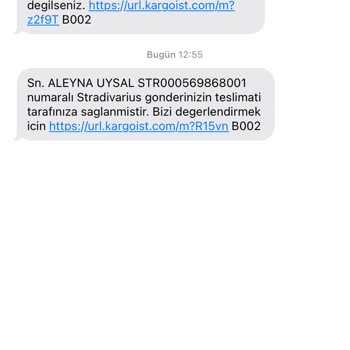 Stradivarius Kargo Teslim Edilmedi