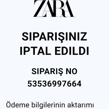 Zara Online Olarak Aldığım Ürünün Mağaza Tarafından İptali