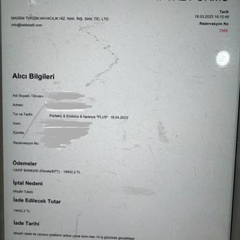 Bakbitatil.com Hâlâ Ücret İademi Alamadım Mart 2023'den Beri