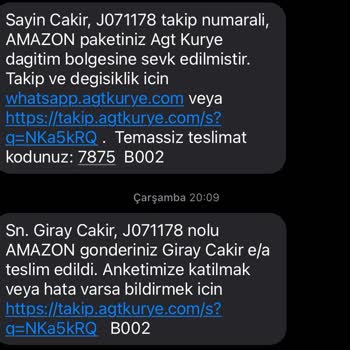 Amazon Çalıntı, Kayıp Kargomu Karşılamıyor