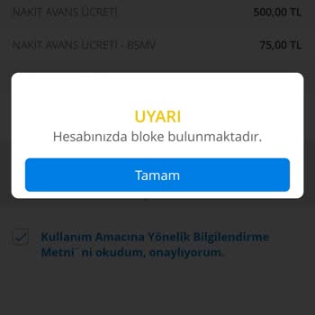 Denizbank Bloke Kaldırmaması Hiçbir Borcum Olmadığını Halde